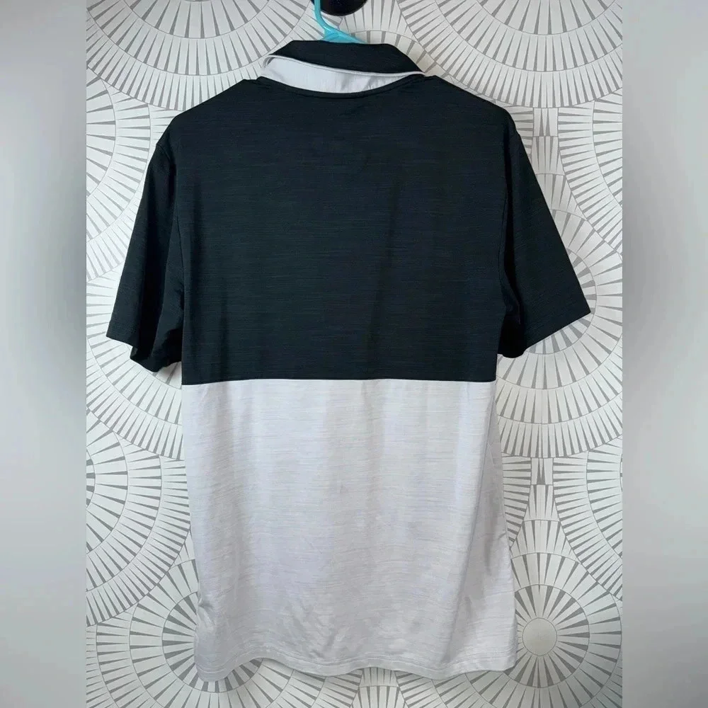 Adidas Men’s Short Sleeve Polo Shirt Small‎ Black/White